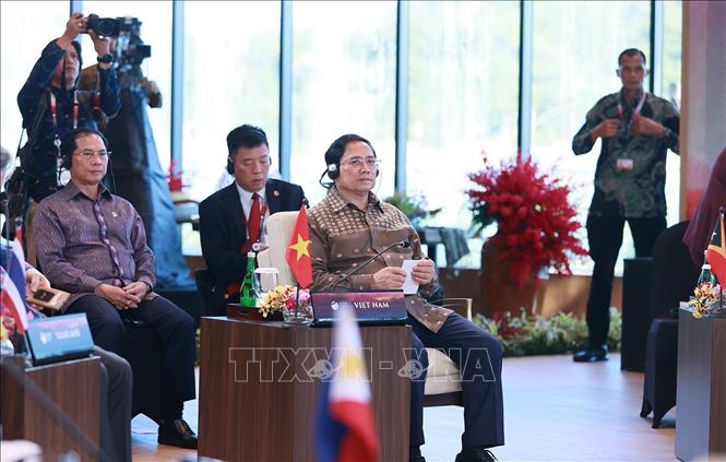 Hội nghị Cấp cao ASEAN: Thủ tướng Phạm Minh Chính dự, phát biểu tại phiên họp hẹp - Ảnh 1.