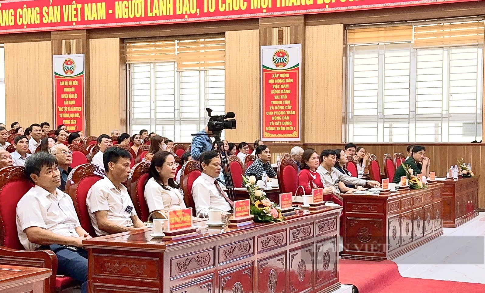 Đại hội đại biểu Hội Nông dân huyện Hậu Lộc, ông Ngọ Văn Thành tái đắc cử Chủ tịch - Ảnh 1.