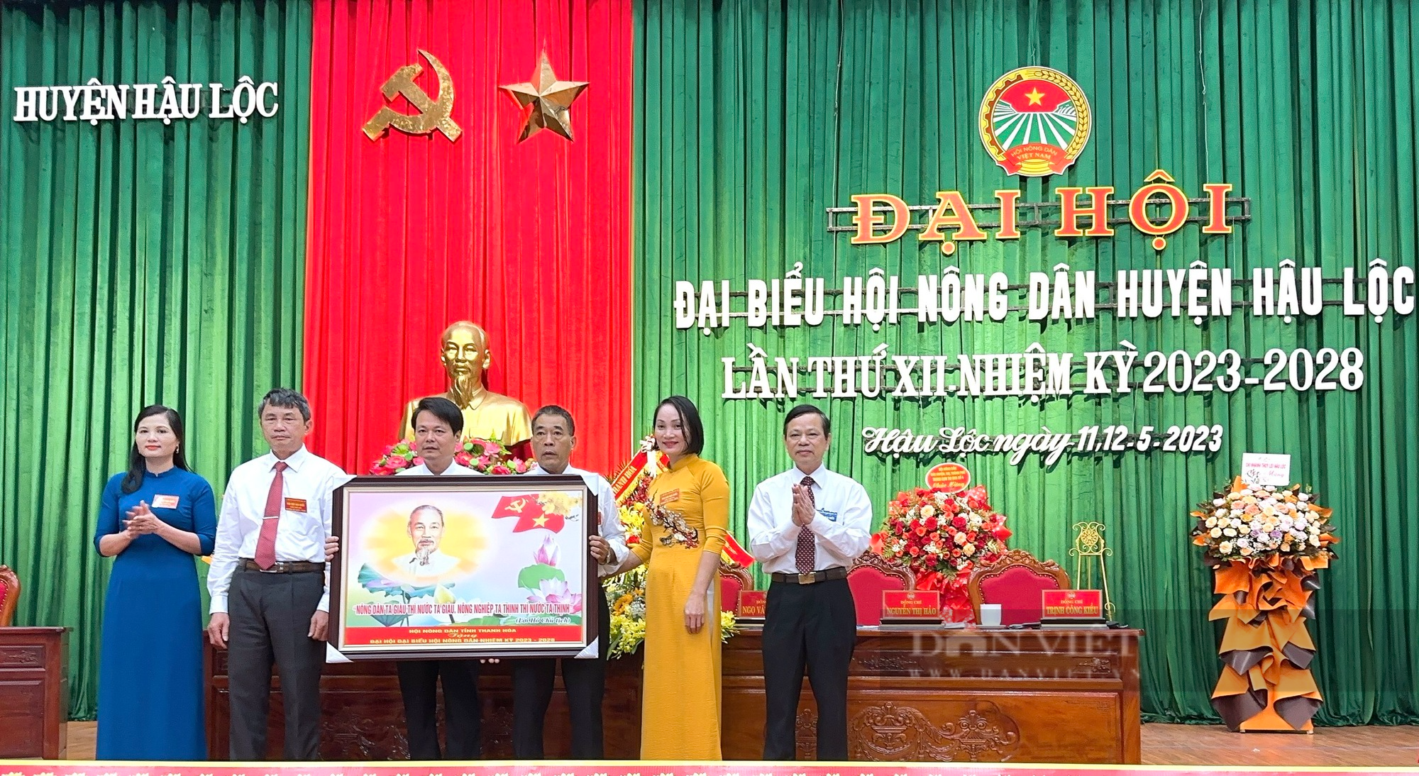 Đại hội đại biểu Hội Nông dân huyện Hậu Lộc, ông Ngọ Văn Thành tái đắc cử Chủ tịch - Ảnh 2.