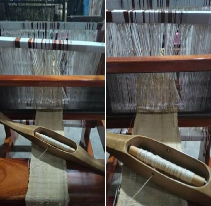 Kỳ công nghề dệt lụa tơ sen có giá bán đắt như vàng - Ảnh 2.