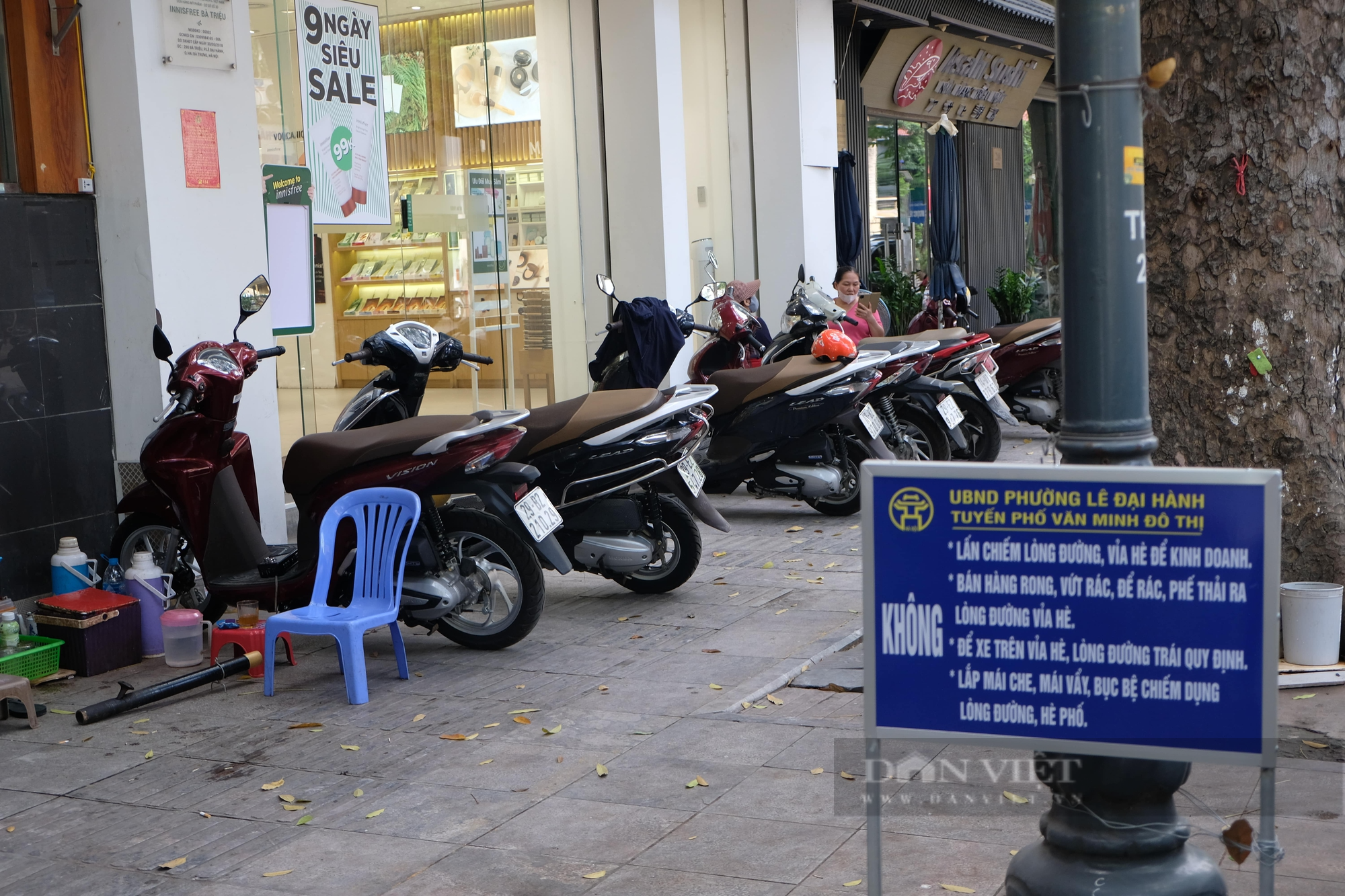 Tuyến phố hiếm hỏi có vỉa hè thông thoáng trên địa bàn quận Hai Bà Trưng - Ảnh 5.