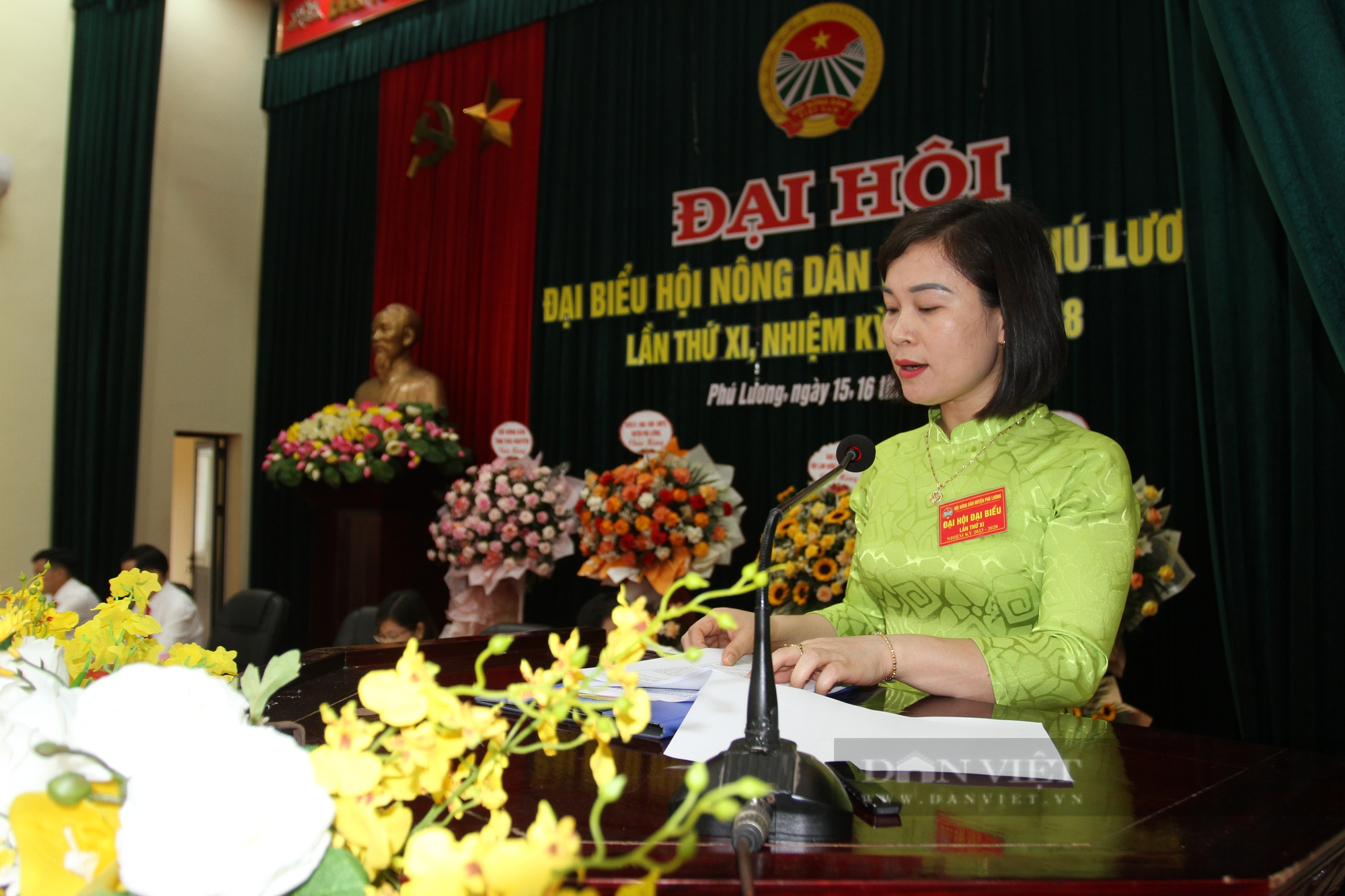 Đại hội Hội Nông dân huyện Phú Lương nhiệm kỳ 2023 – 2028: Bà Trịnh Ngọc Trà tái đắc cử chức danh Chủ tịch - Ảnh 4.