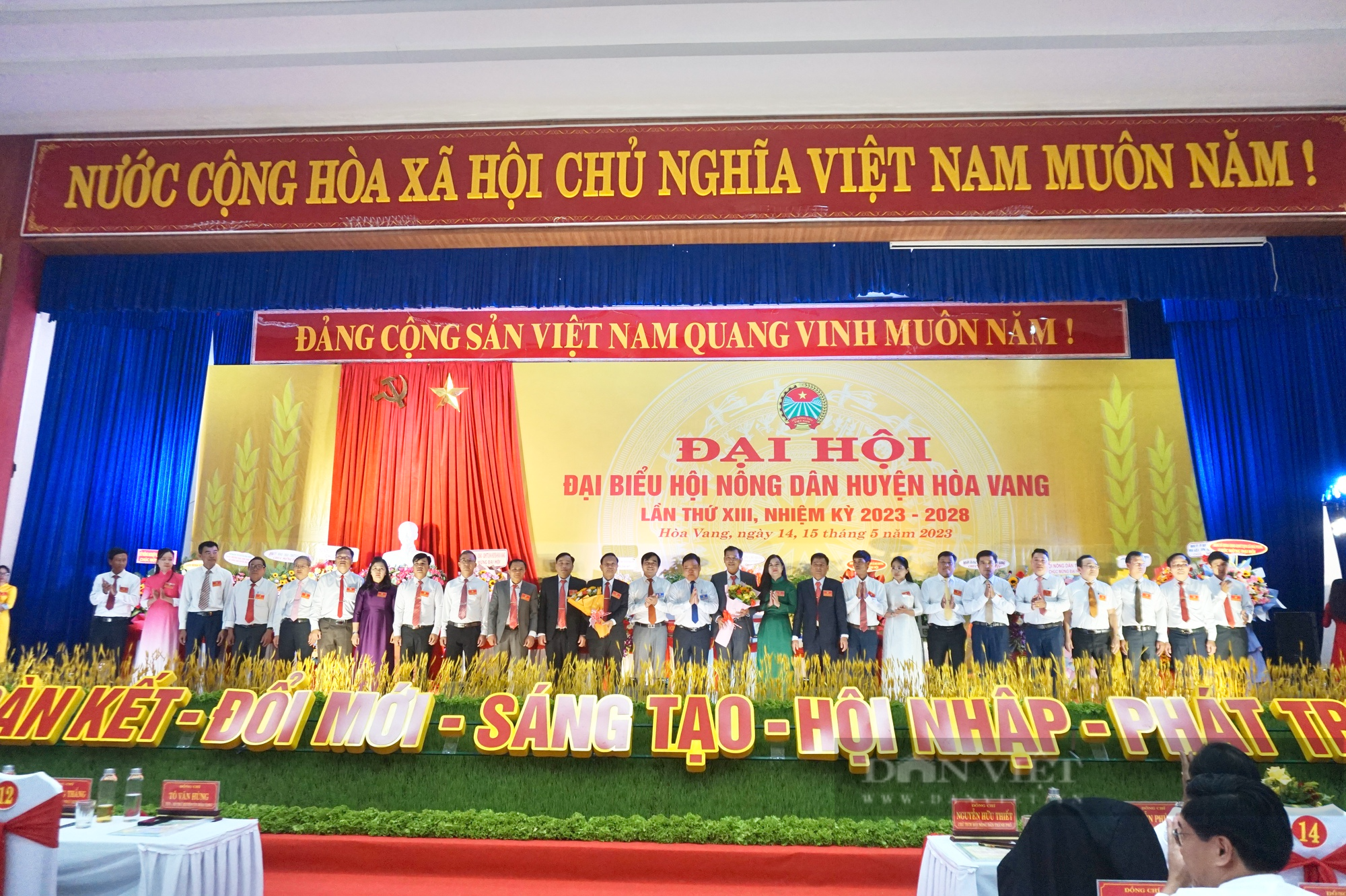 Đại hội đại biểu Hội Nông dân huyện Hoà Vang, ông Nguyễn Văn Vân tái đắc cử chức Chủ tịch - Ảnh 6.