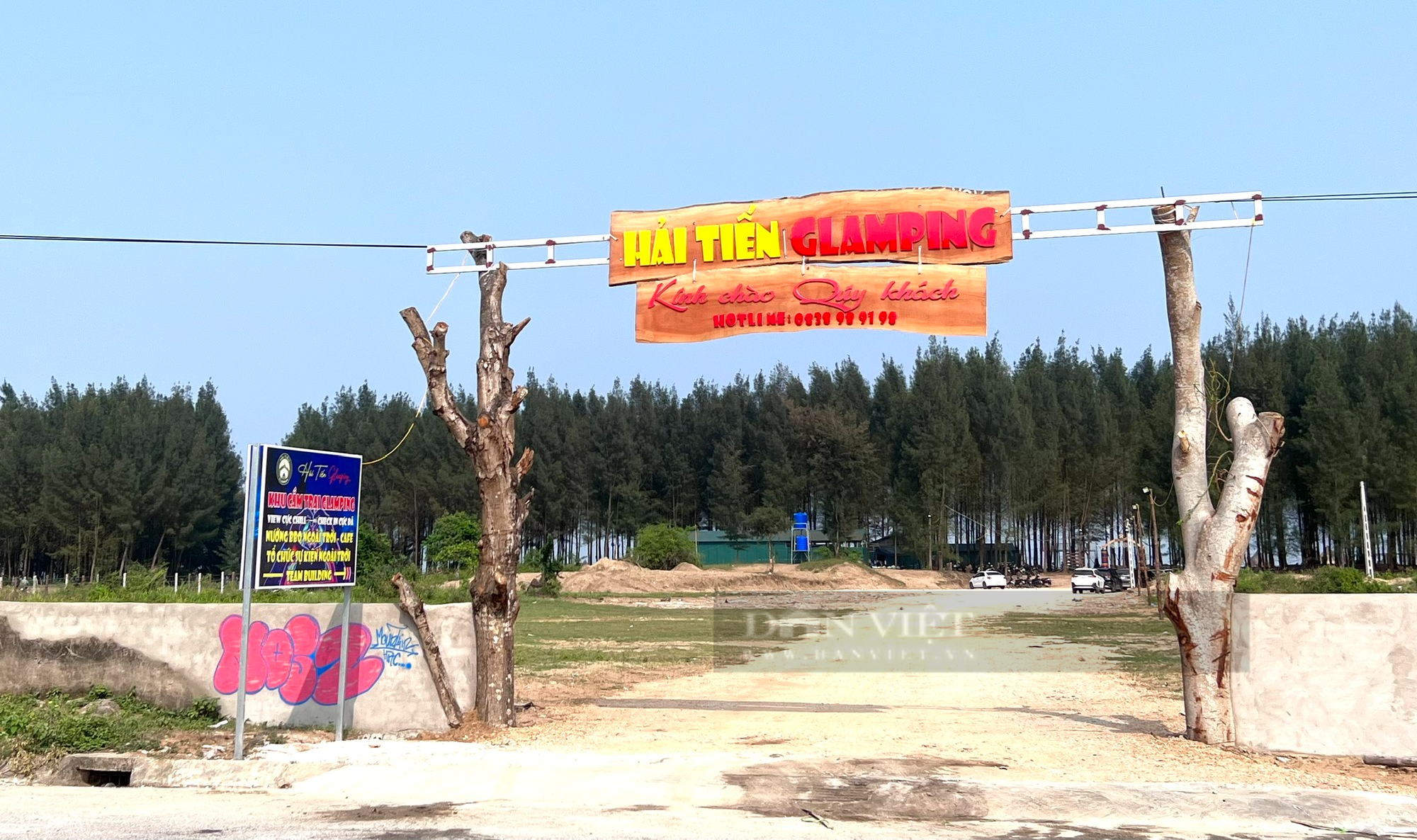 Vụ chặt rừng phòng hộ làm khu du lịch Glamping trái phép ở Thanh Hoá: Sẽ phá dỡ công trình - Ảnh 3.