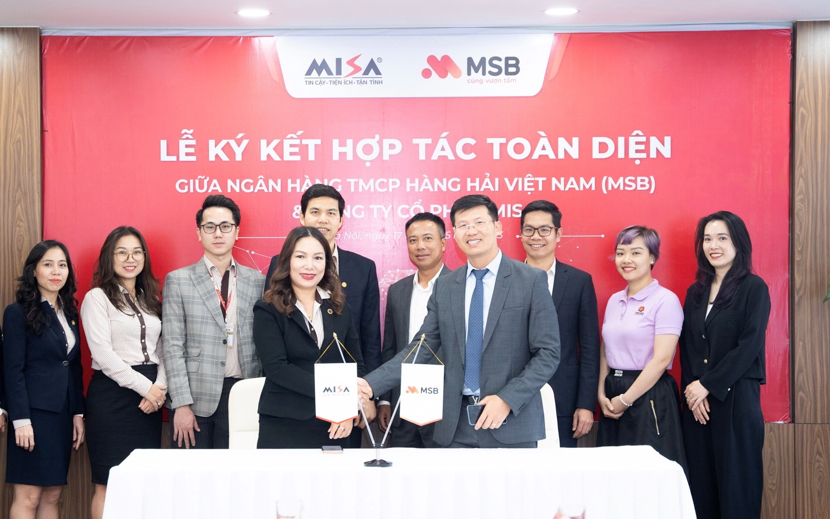 MSB ký kết hợp tác toàn diện cùng MISA triển khai giải pháp tài chính số cho doanh nghiệp - Ảnh 1.