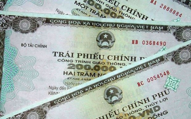 Lãi suất huy động trái phiếu Chính phủ tiếp tục xu hướng giảm - Ảnh 1.