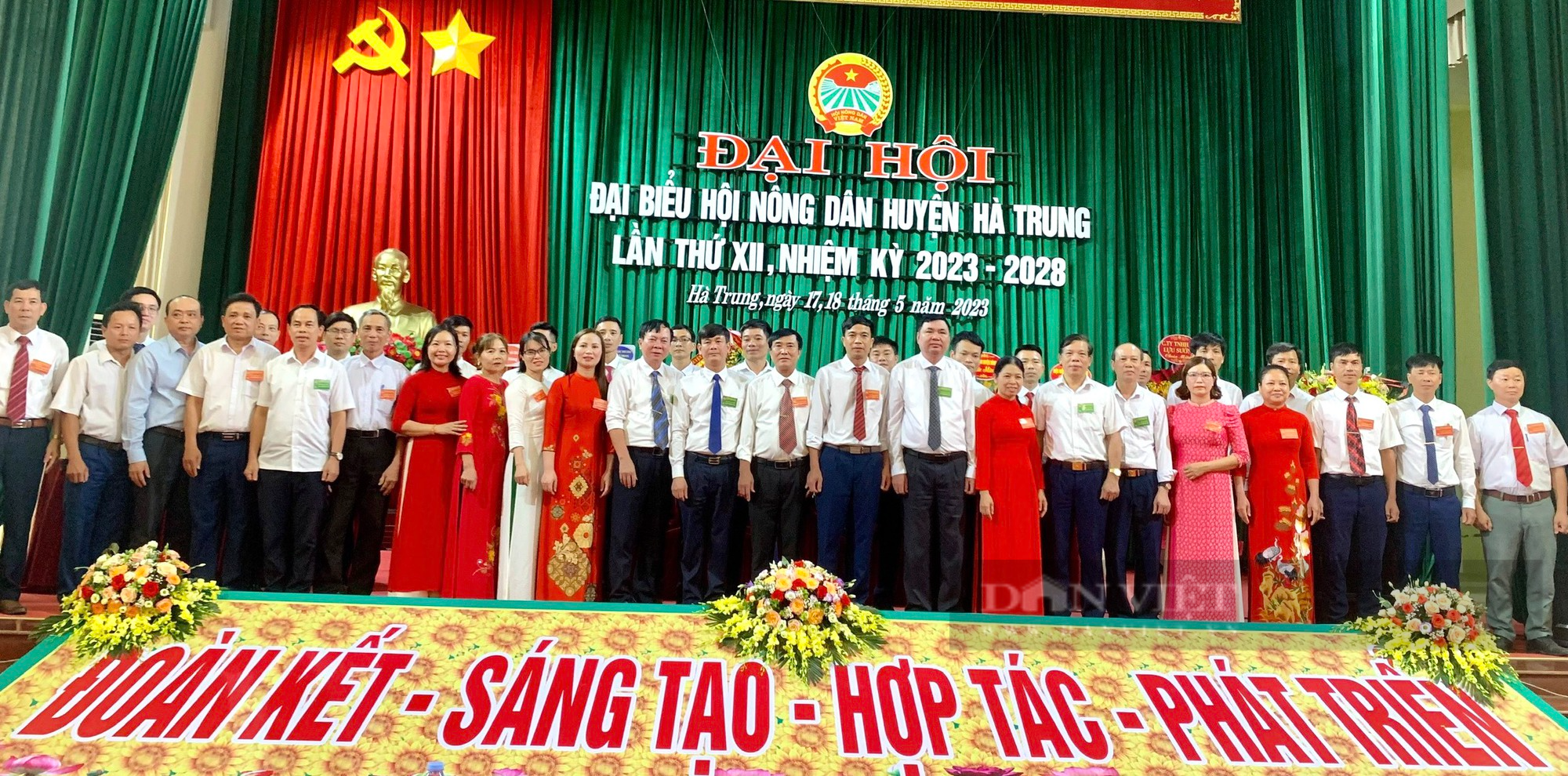 Đại hội đại biểu Hội Nông dân huyện Hà Trung, ông Mai Đức Sơn tái đắc cử Chủ tịch - Ảnh 3.