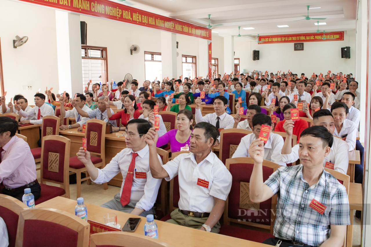 Hải Dương: Đại hội đại biểu Hội Nông dân thị xã Kinh Môn, ông Hoàng Minh Côi tái đắc cử Chủ tịch Hội - Ảnh 6.