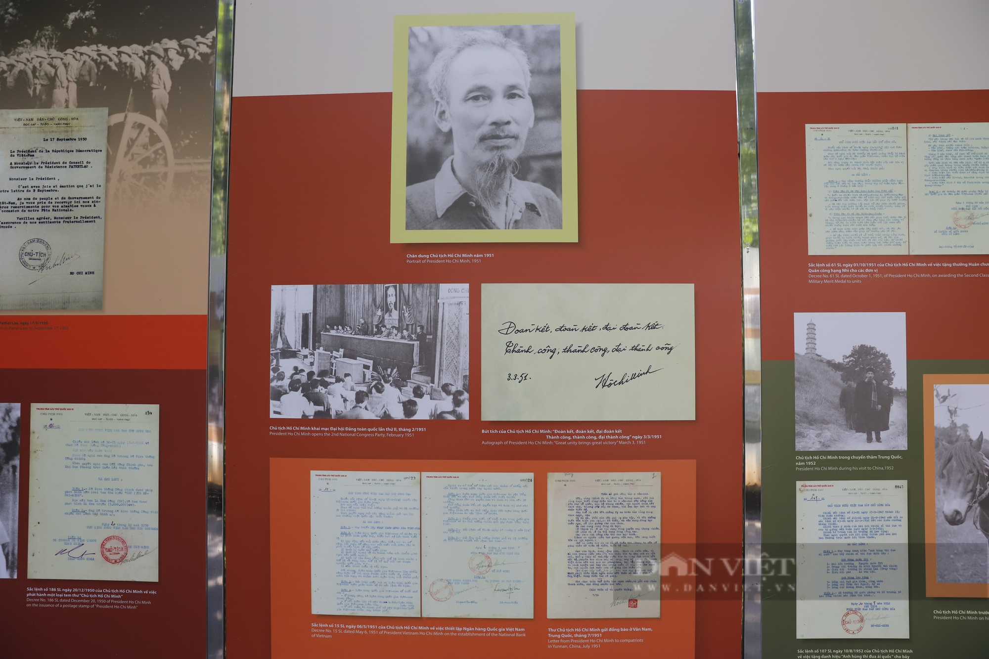 Trưng bày bộ sưu tập chữ ký và bút tích của Chủ tịch Hồ Chí Minh  - Ảnh 10.