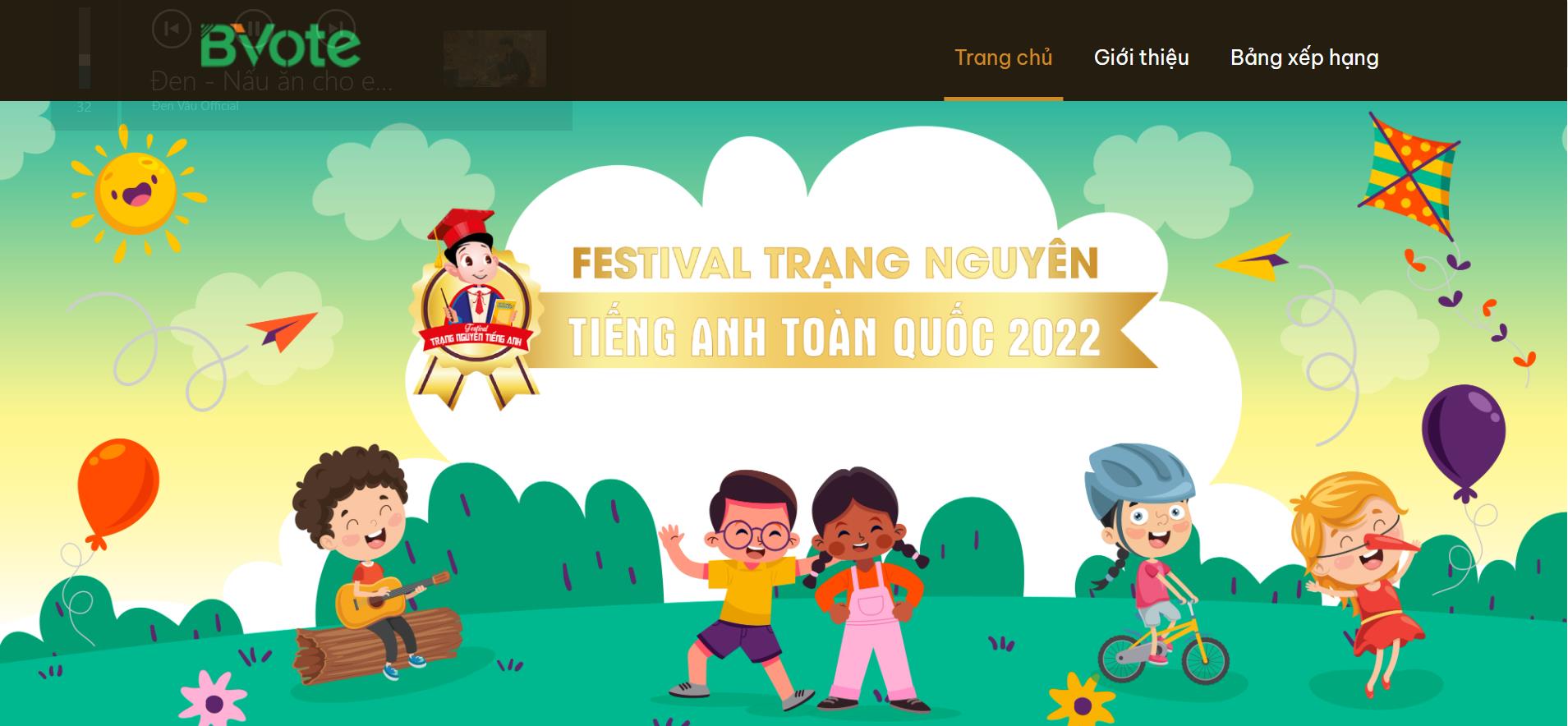 Bvote đồng hành cùng Festival Trạng Nguyên Tiếng Anh toàn quốc  - Ảnh 2.