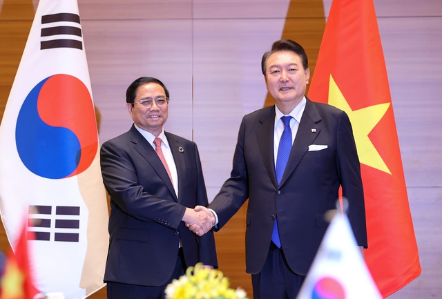 Thủ tướng Phạm Minh Chính đề nghị Hàn Quốc hợp tác trong 5 vấn đề cụ thể - Ảnh 1.