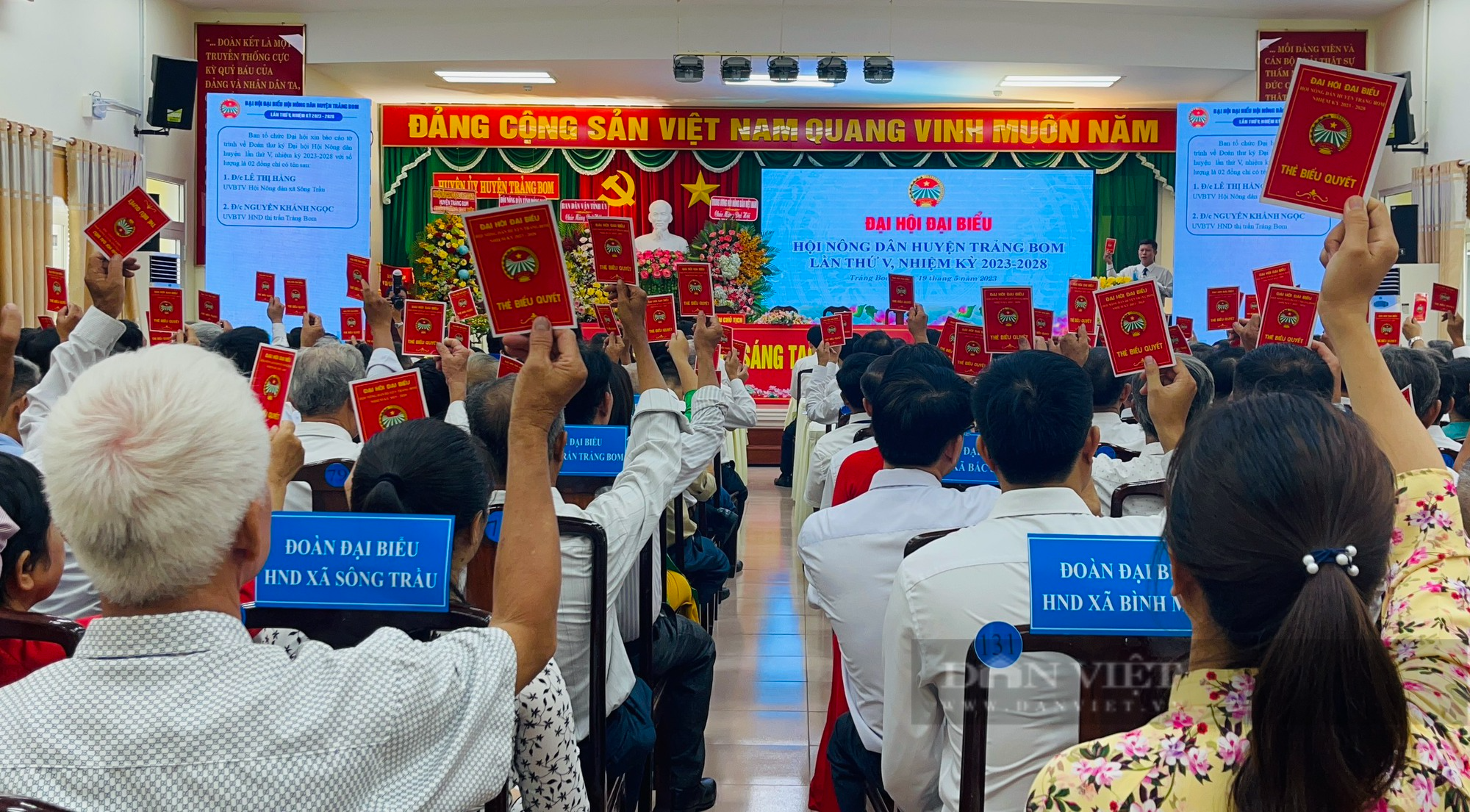 Phó Chủ tịch TƯ Hội NDVN Nguyễn Xuân Định dự Đại hội đại biểu Hội Nông dân huyện Trảng Bom, Đồng Nai - Ảnh 3.