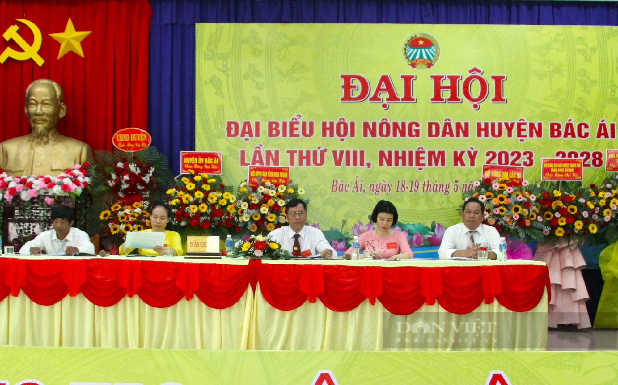 Đại Hội Đại biểu Hội Nông dân huyện Bác Ái ở Ninh Thuận, ông Nguyễn Đức Nghĩa tái đắc cử Chủ tịch - Ảnh 3.