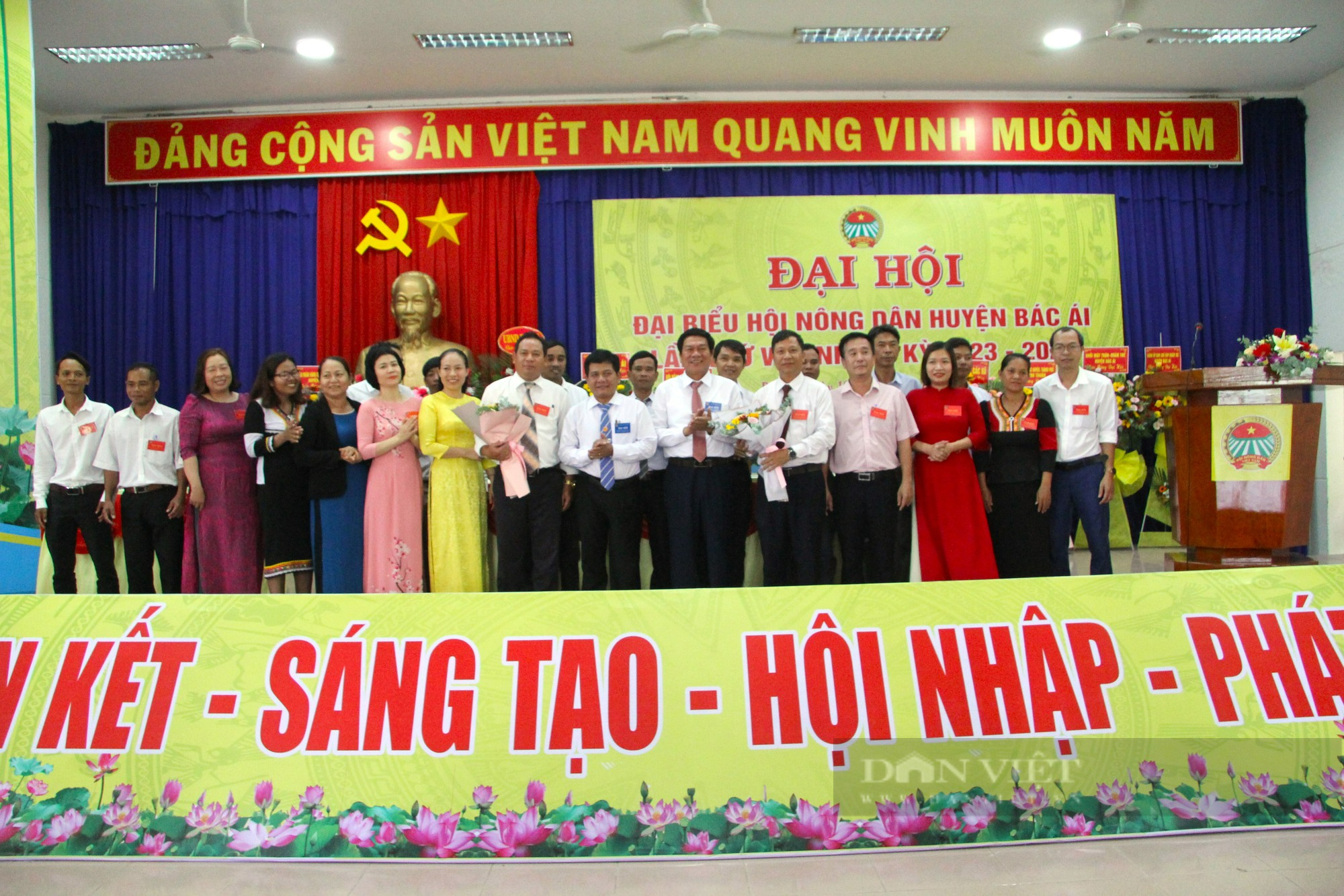 Đại Hội Đại biểu Hội Nông dân huyện Bác Ái ở Ninh Thuận, ông Nguyễn Đức Nghĩa tái đắc cử Chủ tịch - Ảnh 5.