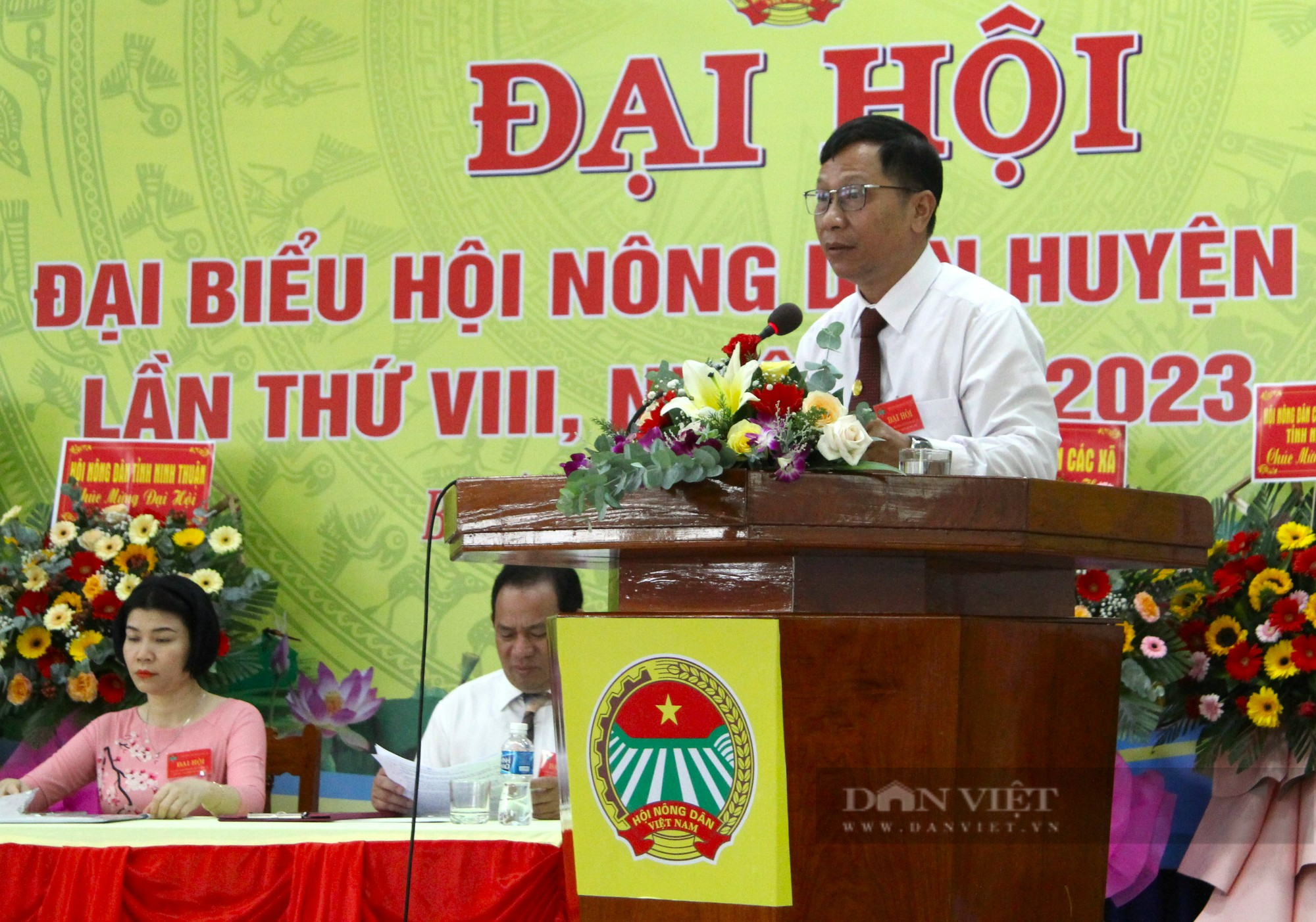 Đại Hội Đại biểu Hội Nông dân huyện Bác Ái ở Ninh Thuận, ông Nguyễn Đức Nghĩa tái đắc cử Chủ tịch - Ảnh 8.
