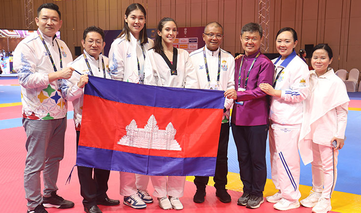 Nữ thần thể thao Campuchia - Cassandre Nicole Tubbs gây sốt SEA Games 32 - Ảnh 4.