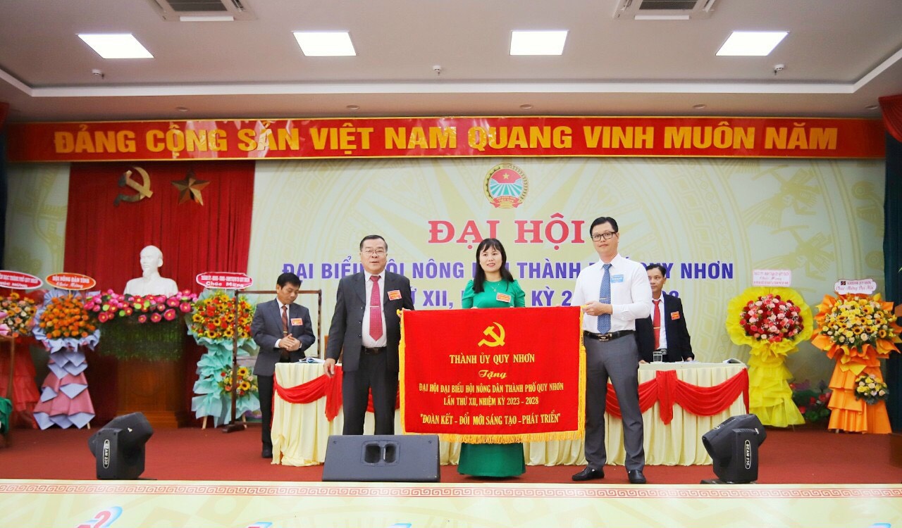 Bình Định: Đại hội Hội Nông dân TP Quy Nhơn, ông Phạm Vĩnh Thâm tái đắc cử chức Chủ tịch - Ảnh 1.