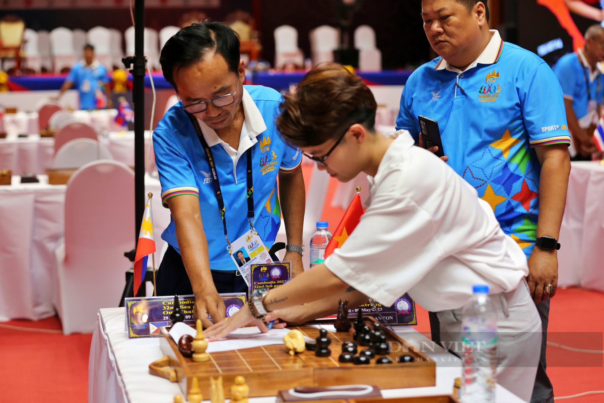 Ảnh: 1001 sắc thái nữ kỳ thủ Việt Nam giành HCV đầu tiên SEA Games 32 - Ảnh 12.