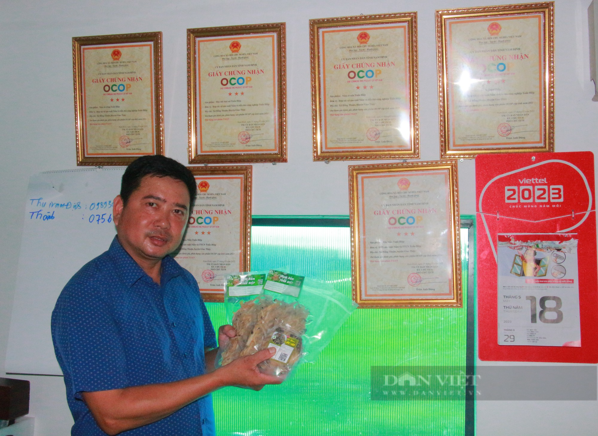 Một HTX sản xuất nấm sạch ở Nam Định vinh dự được Thủ tướng Chính phủ tặng Bằng khen - Ảnh 6.