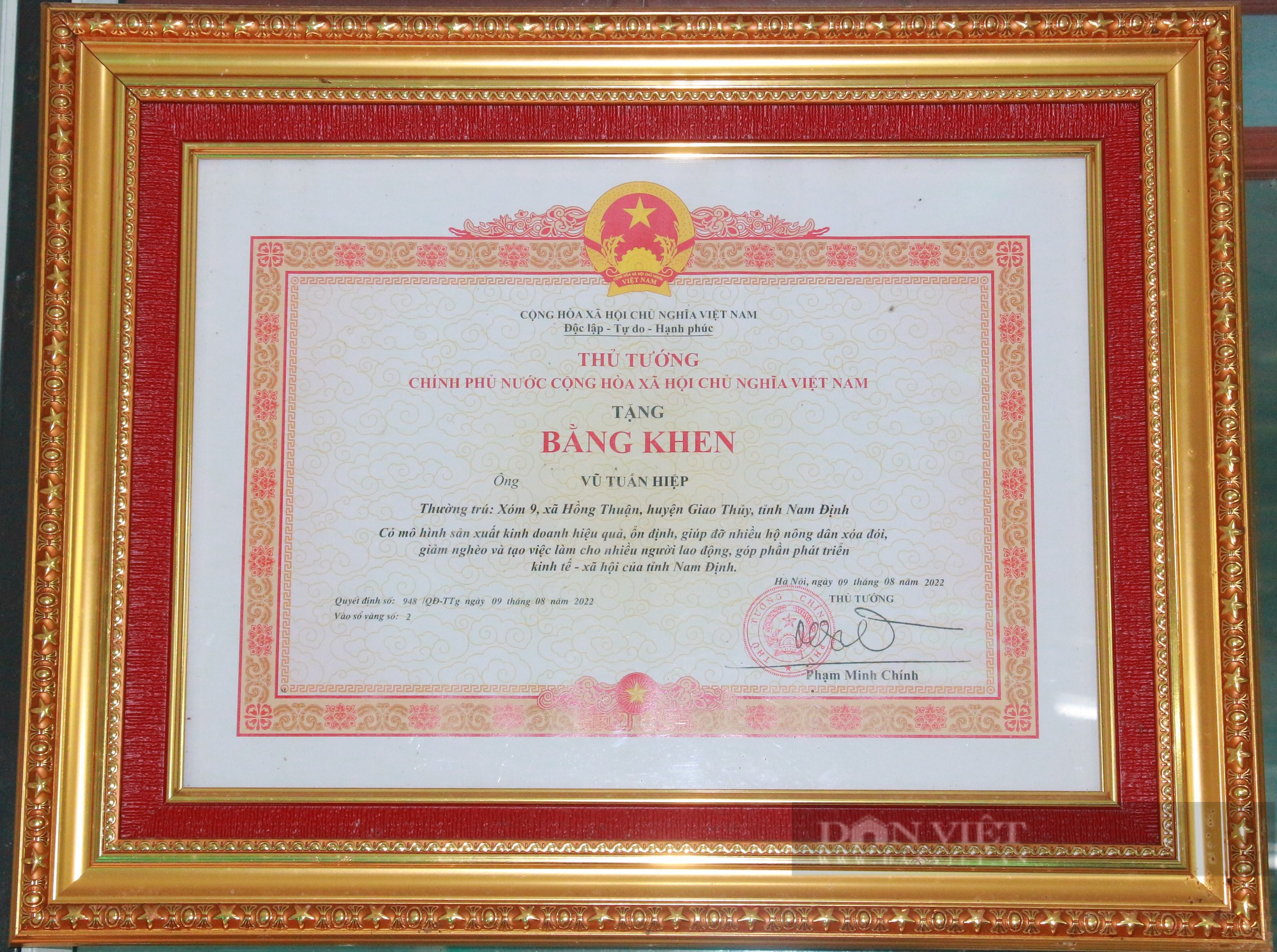 HTX sản xuất nấm sạch ở Nam Định vinh dự được Thủ tướng Chính phủ tặng Bằng khen - Ảnh 6.