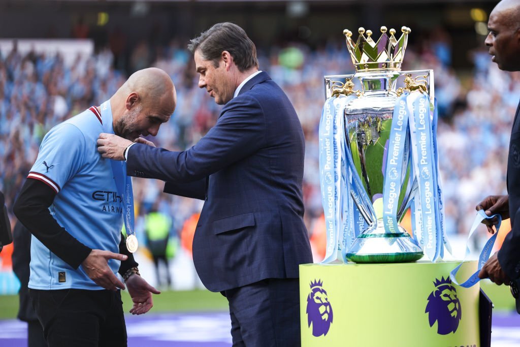 Chùm ảnh: Man City đăng quang chức vô địch Premier League 2022/23 - Ảnh 9.