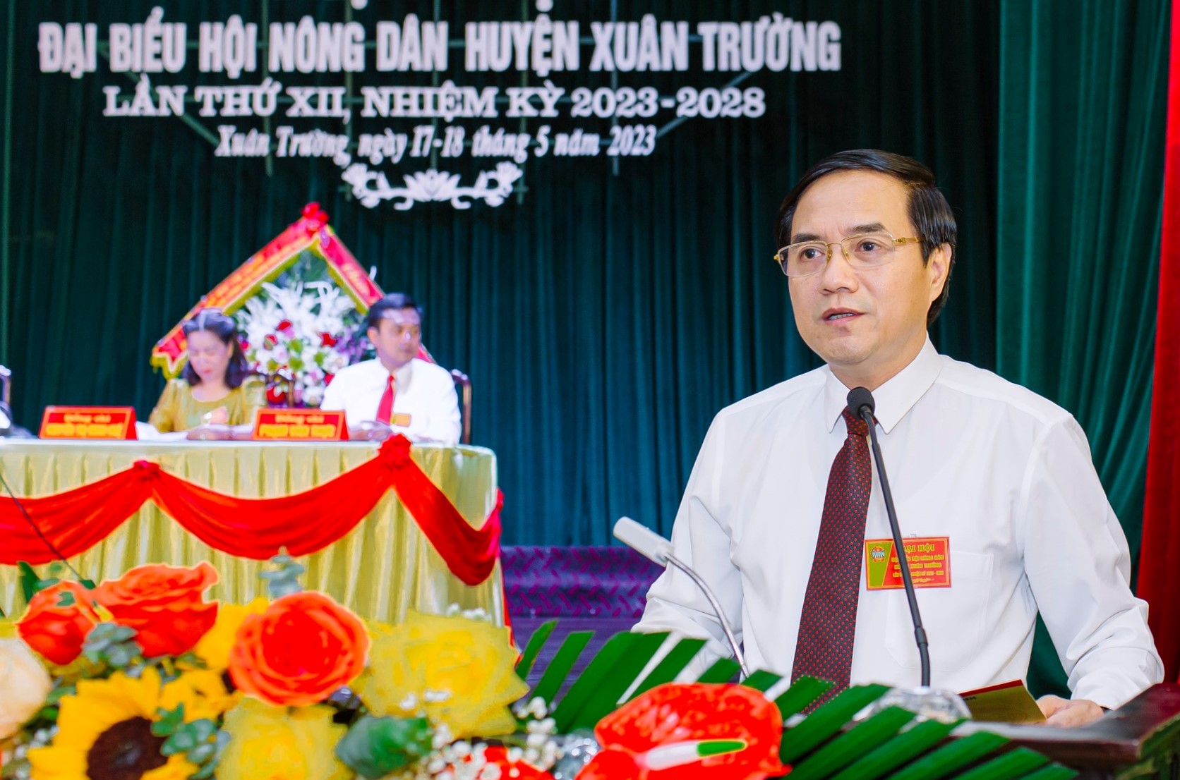 Nam Định: Ông Trần Đức Mạnh tái đắc cử Chủ tịch Hội Nông dân huyện Xuân Trường - Ảnh 3.