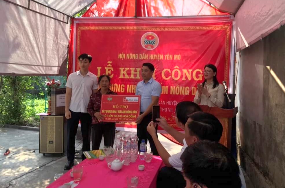 Ninh Bình: Hội viên nông dân có hoàn cảnh khó khăn được xây nhà mới - Ảnh 2.