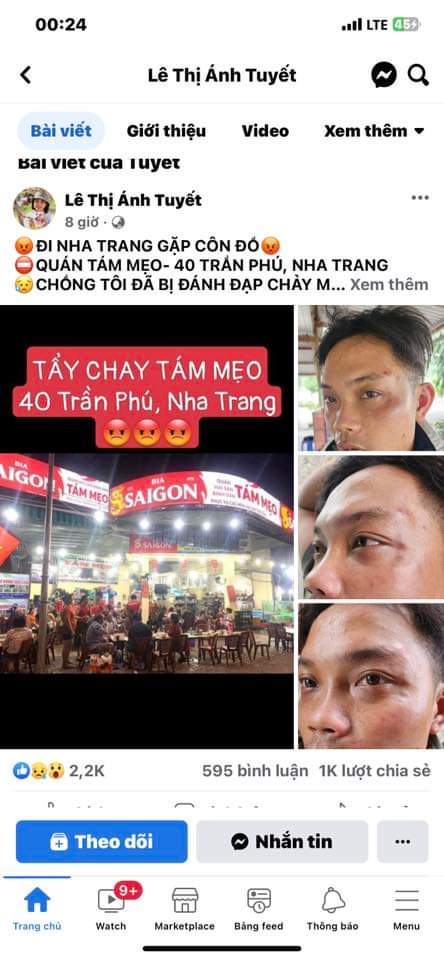 Vụ nhân viên quán hải sản đánh du khách: Lãnh đạo TP.Nha Trang chỉ đạo xử lý - Ảnh 1.