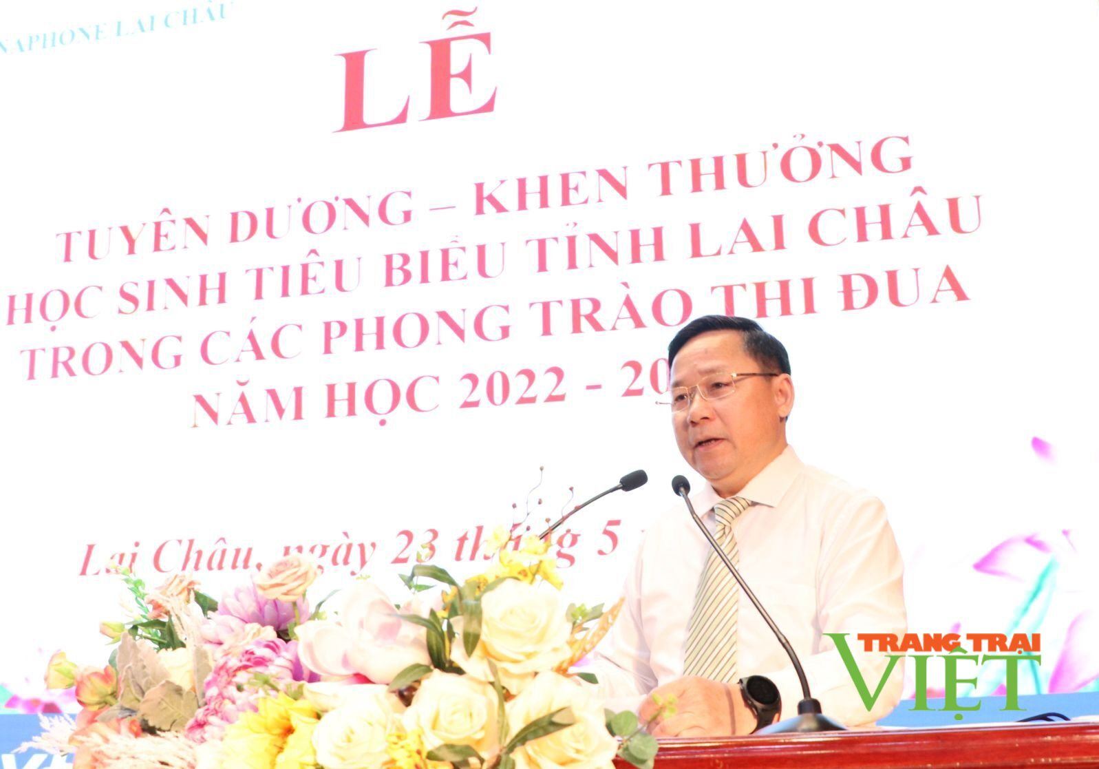 Lai Châu: Khen thưởng 190 học sinh tiêu biểu - Ảnh 1.