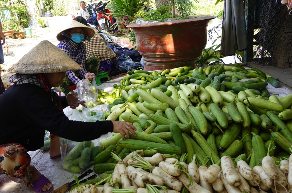 Một cái chợ bên dòng kênh Thần Nông nổi tiếng ở An Giang, bán 0 đồng, mua cũng 0 đồng, bê trái mít to về - Ảnh 5.