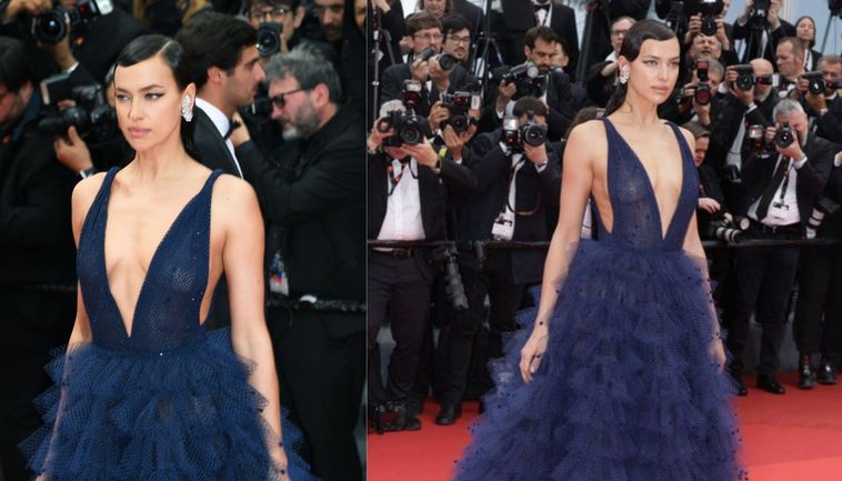 Vì sao Irina Shayk &quot;hở bạo&quot; tại LHP Cannes? - Ảnh 1.