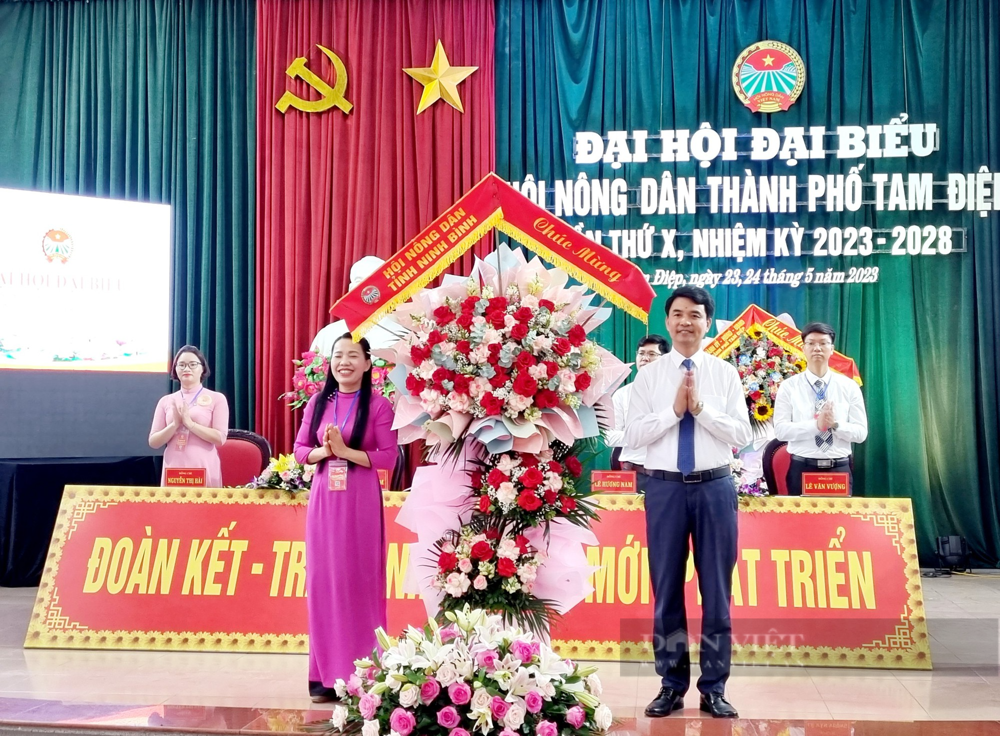 Ninh Bình: Bà Tạ Thị Thế tái đắc cử Chủ tịch Hội Nông dân thành phố Tam Điệp - Ảnh 2.