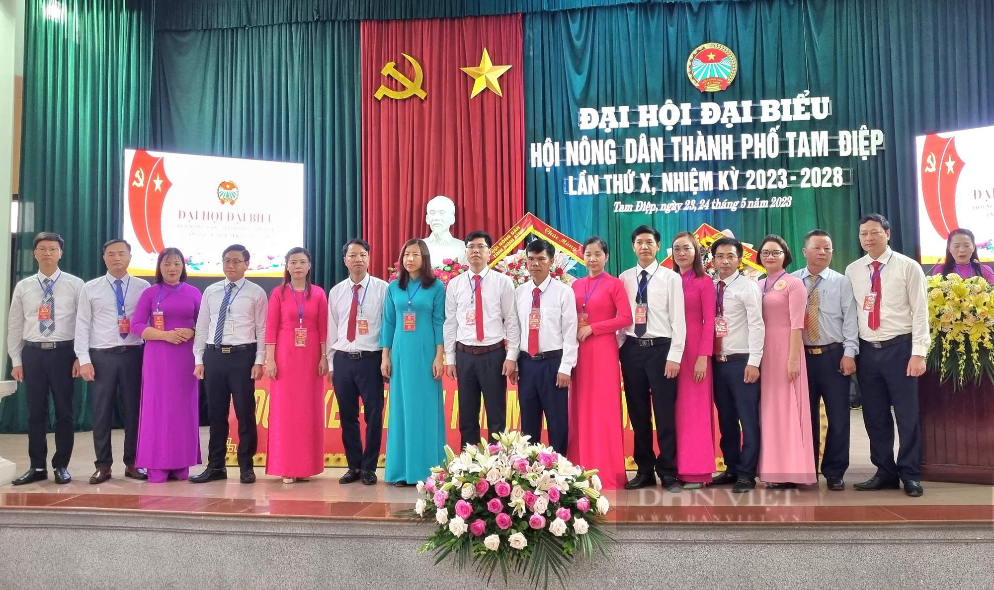 Ninh Bình: Bà Tạ Thị Thế tái đắc cử Chủ tịch Hội Nông dân thành phố Tam Điệp - Ảnh 5.