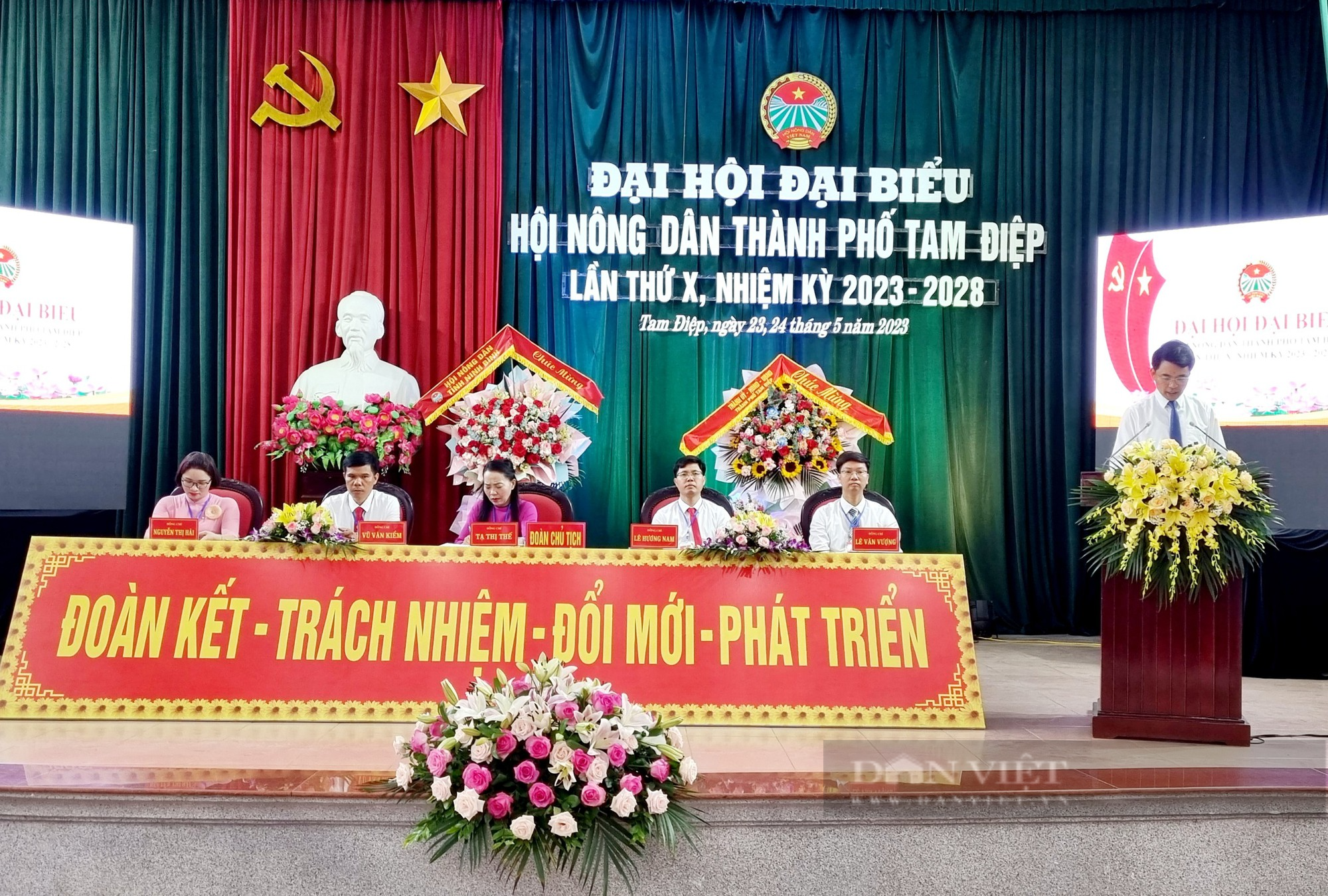 Ninh Bình: Bà Tạ Thị Thế tái đắc cử Chủ tịch Hội Nông dân thành phố Tam Điệp - Ảnh 6.