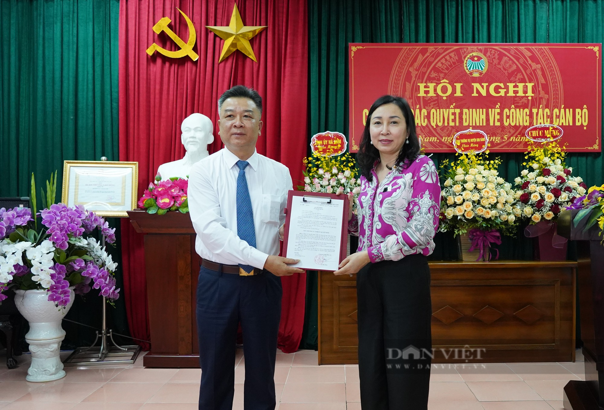 Bổ nhiệm ông Nguyễn Mạnh Tuấn giữ chức Chủ tịch Hội Nông dân tỉnh Hà Nam - Ảnh 1.