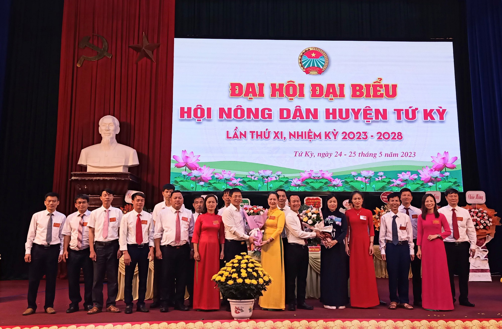 Đại hội Hội Nông dân Tứ Kỳ (Hải Dương): Thu nhập tăng, tỷ lệ hộ nghèo giảm còn 1,34% - Ảnh 2.