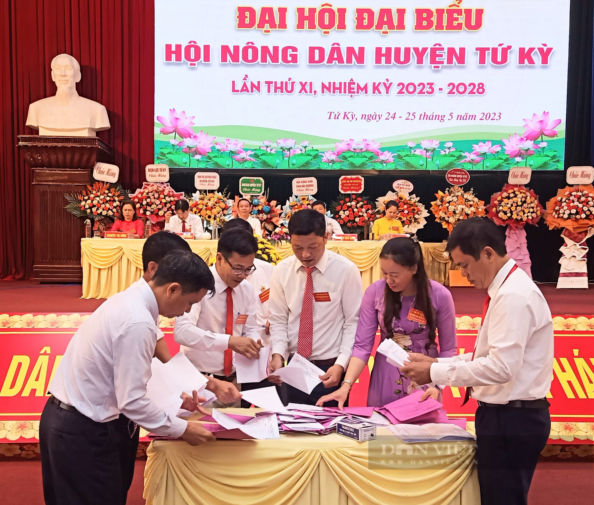 Đại hội Hội Nông dân Tứ Kỳ (Hải Dương): Thu nhập tăng, tỷ lệ hộ nghèo giảm còn 1,34% - Ảnh 7.