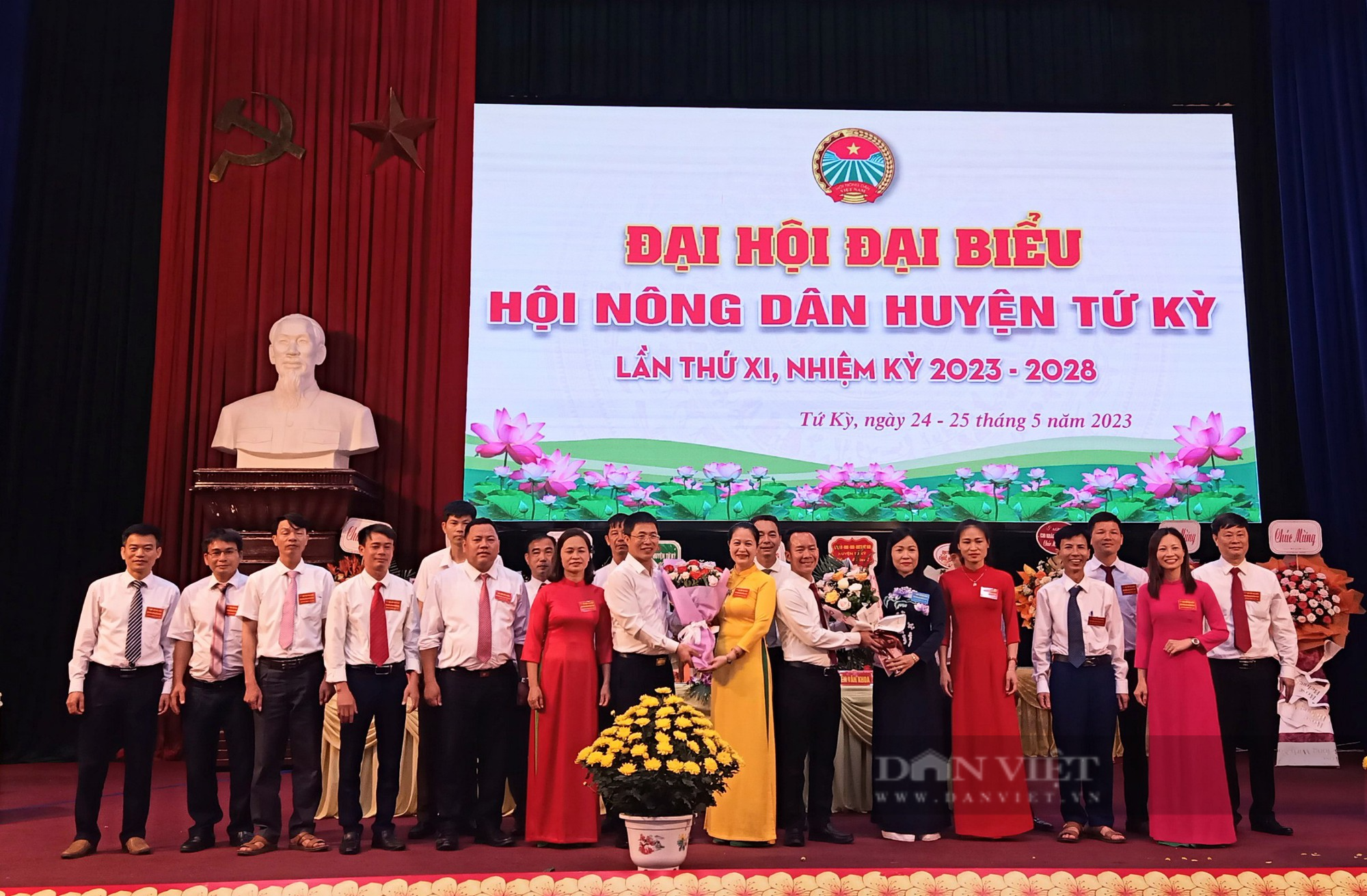 Đại hội Hội Nông dân Tứ Kỳ (Hải Dương): Thu nhập tăng, tỷ lệ hộ nghèo giảm còn 1,34% - Ảnh 8.