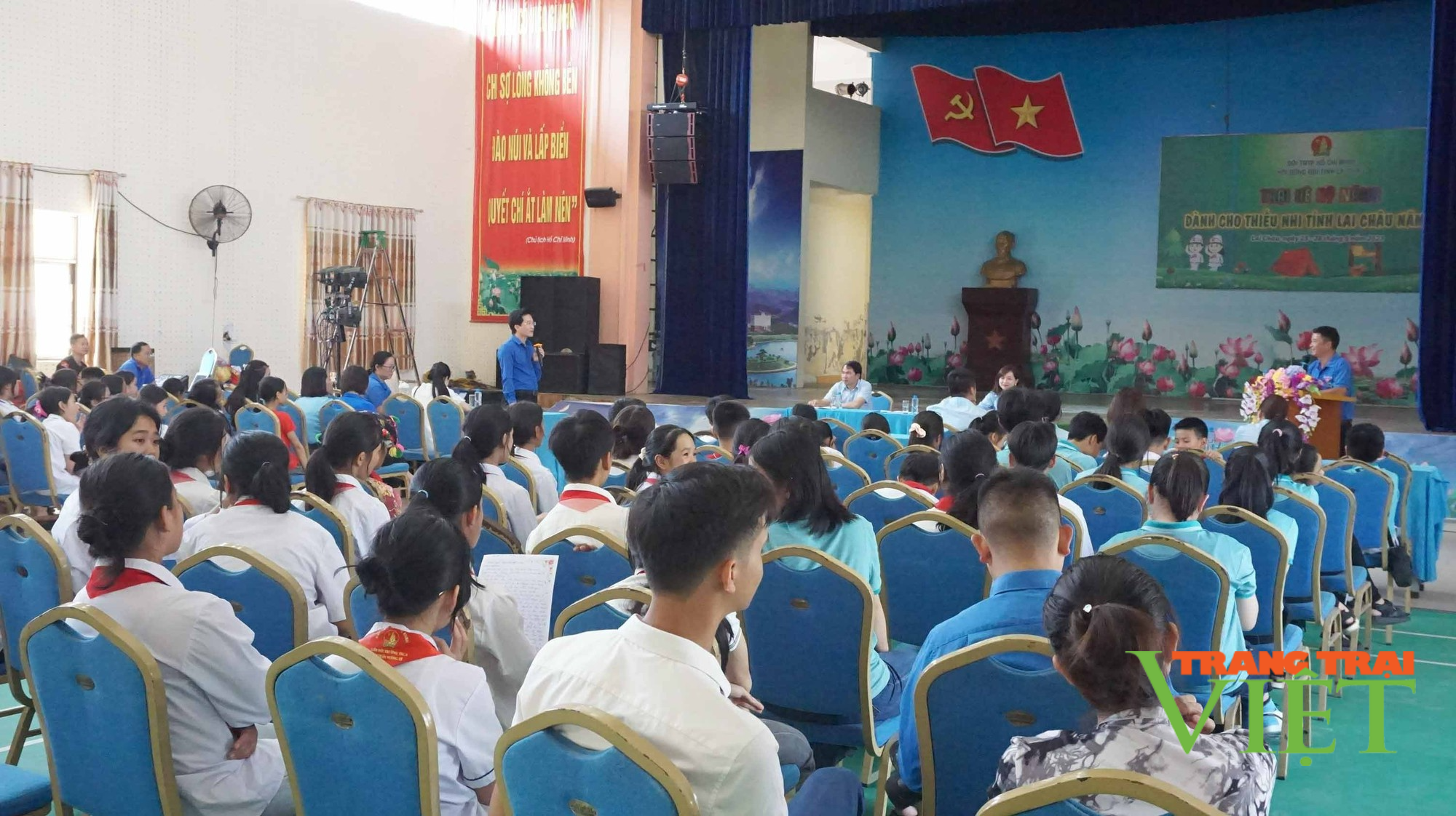 Lai Châu: 80 trại sinh tham gia Trại hè kỹ năng dành cho thiếu nhi - Ảnh 1.