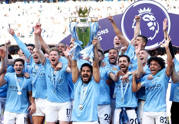 Vô địch Premier League, Man City nhận thưởng kỉ lục - Ảnh 1.