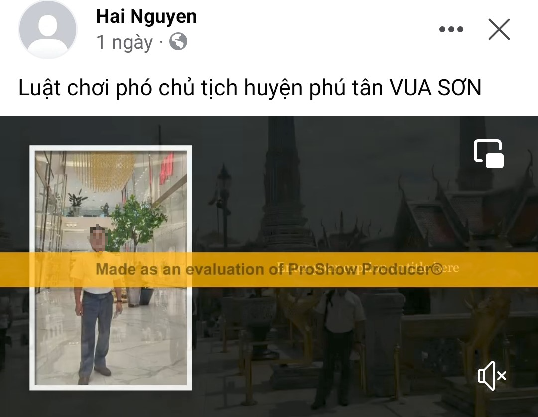 Đang xác minh đoạn clip Phó Chủ tịch huyện mặc cả &quot;lại quả&quot; công trình - Ảnh 1.