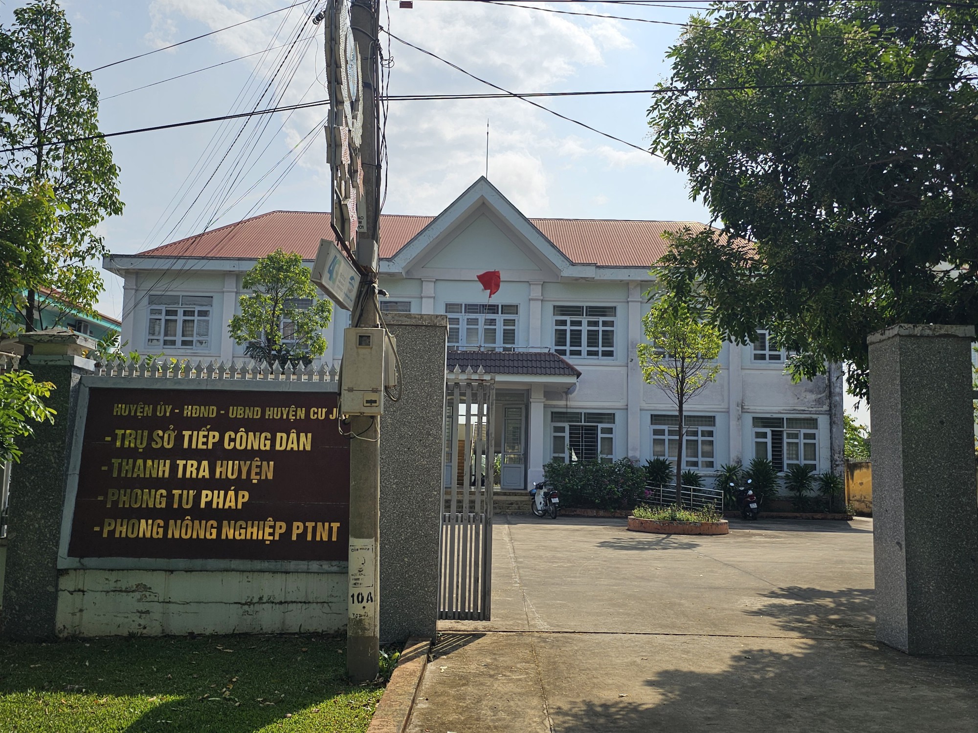 Vụ Trưởng phòng Tư pháp ở Đắk Nông bị trộm cây hoa giấy: Công an vào cuộc điều tra - Ảnh 1.