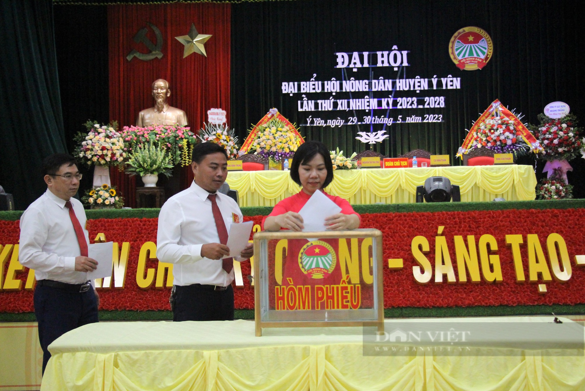 Nam Định: Bà Nguyễn Thị Thu Trà tái đắc cử chức Chủ tịch Hội Nông dân huyện Ý Yên, nhiệm kỳ 2023 - 2028 - Ảnh 2.