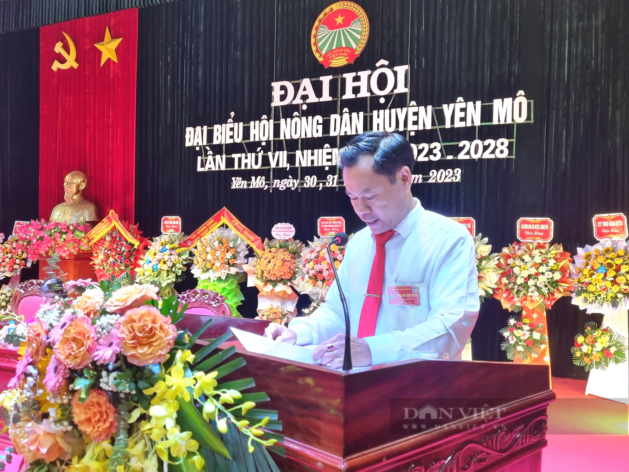 Ninh Bình: Ông Lê Anh Tuấn tái đắc cử Chủ tịch Hội Nông dân huyện Yên Mô - Ảnh 7.