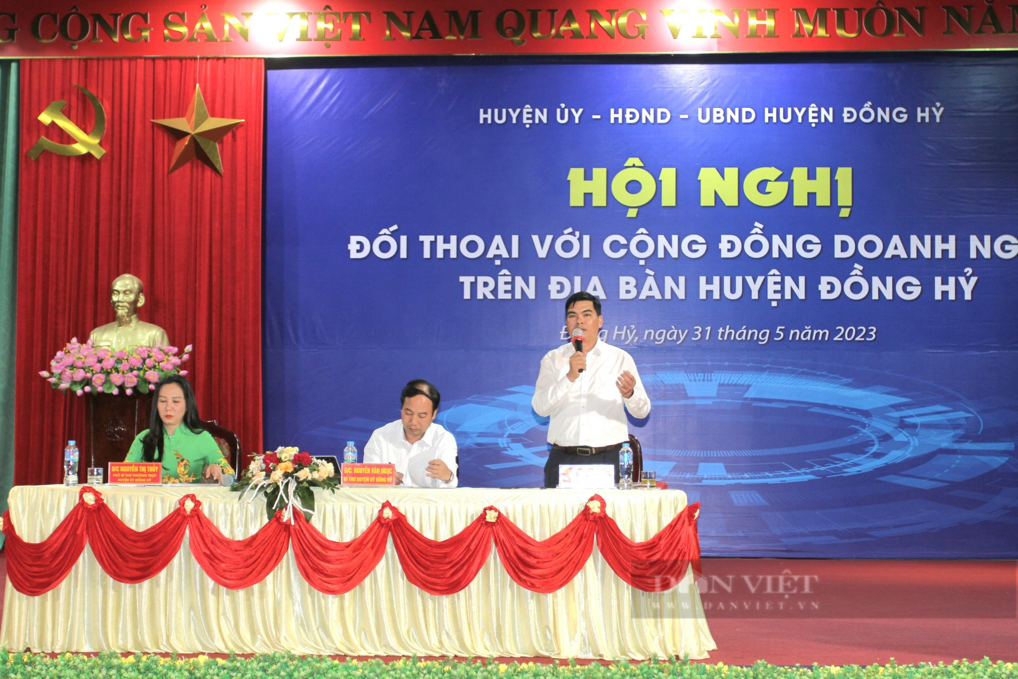 Huyện Đồng Hỷ tổ chức Hội nghị đối thoại với cộng đồng doanh nghiệp trên địa bàn - Ảnh 7.