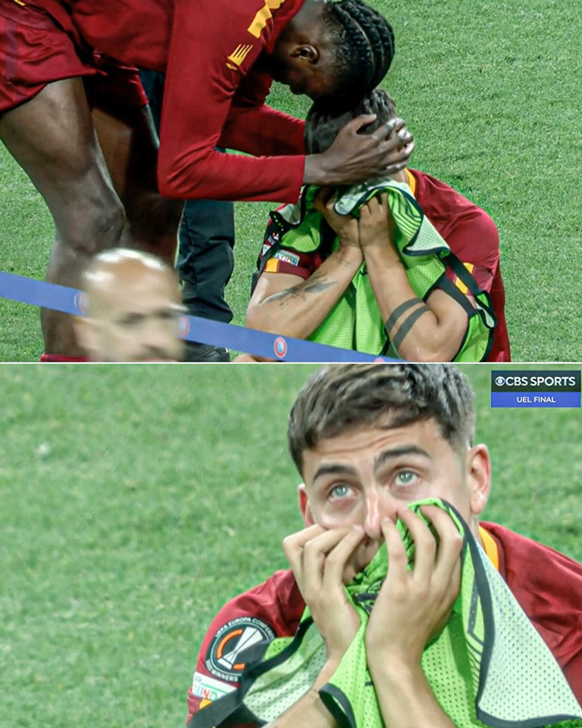 Mourinho ném huy chương, cầu thủ AS Roma khóc lóc sau thất bại trước Sevilla - Ảnh 2.