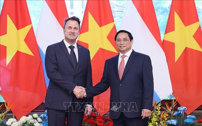Thủ tướng Phạm Minh Chính hội đàm với Thủ tướng Luxembourg: Hoan nghênh hai bên thiết lập đối tác chiến lược tài chính xanh