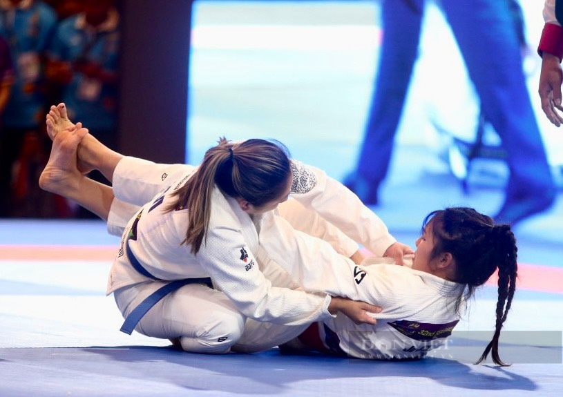 Jujitsu Việt Nam chưa thể giành vàng tại SEA Games 32 - Ảnh 1.