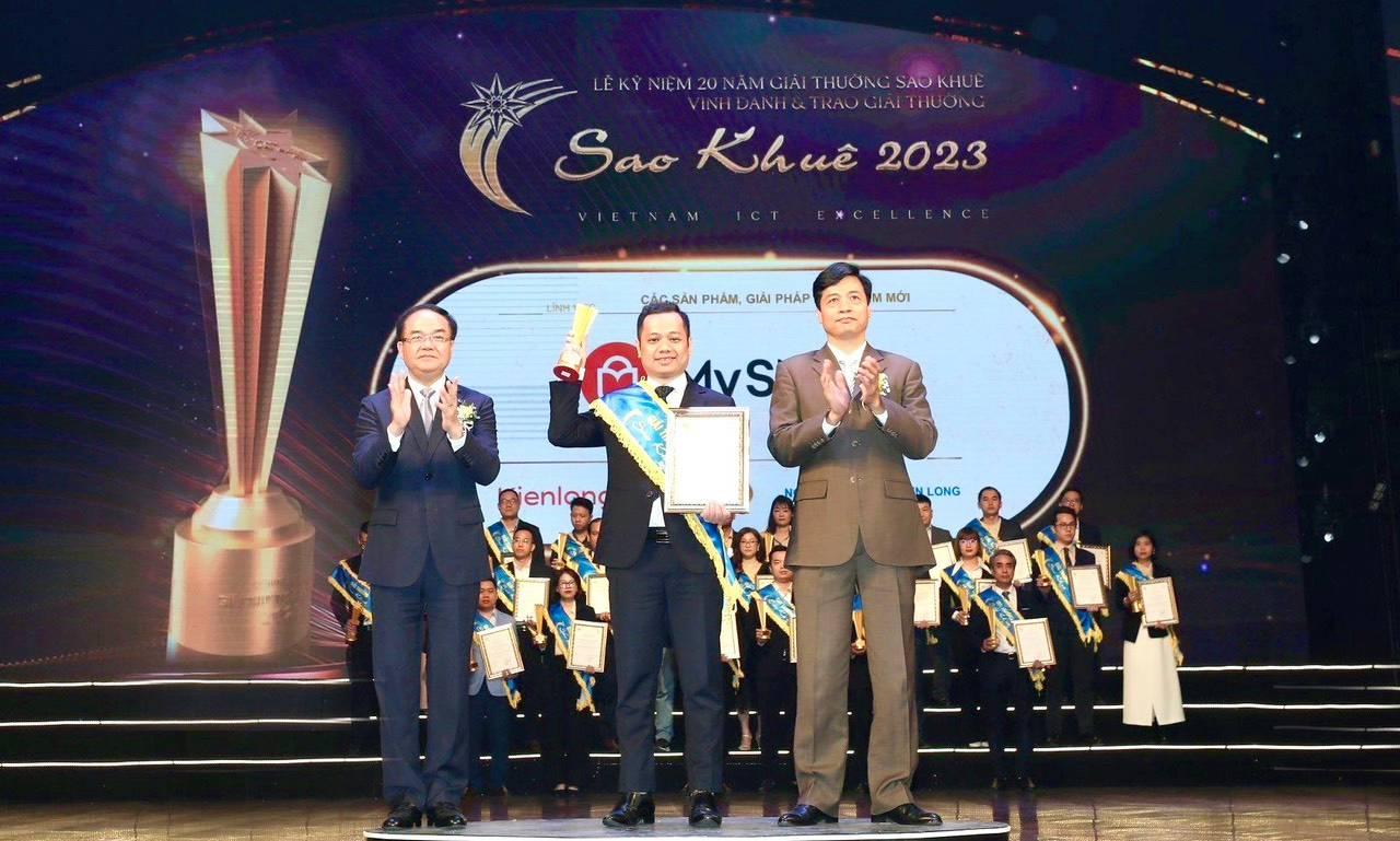 Giải pháp quản lý tài chính cửa hàng MyShop của KienLongBank giành giải thưởng Sao Khuê 2023 - Ảnh 1.