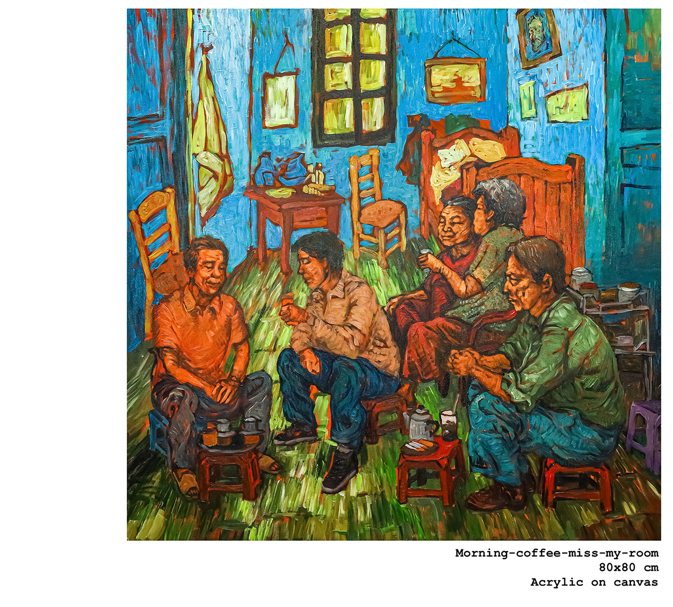Van Gogh ở Sài Gòn, &quot;trò chuyện&quot; cùng họa sĩ Việt - Ảnh 9.